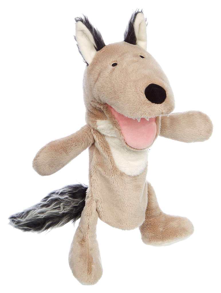sigikid 43048 - Handspielpuppe Wolf 25 cm