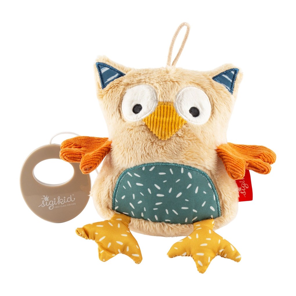 sigikid 43376 - Spieluhr Eule Yellow