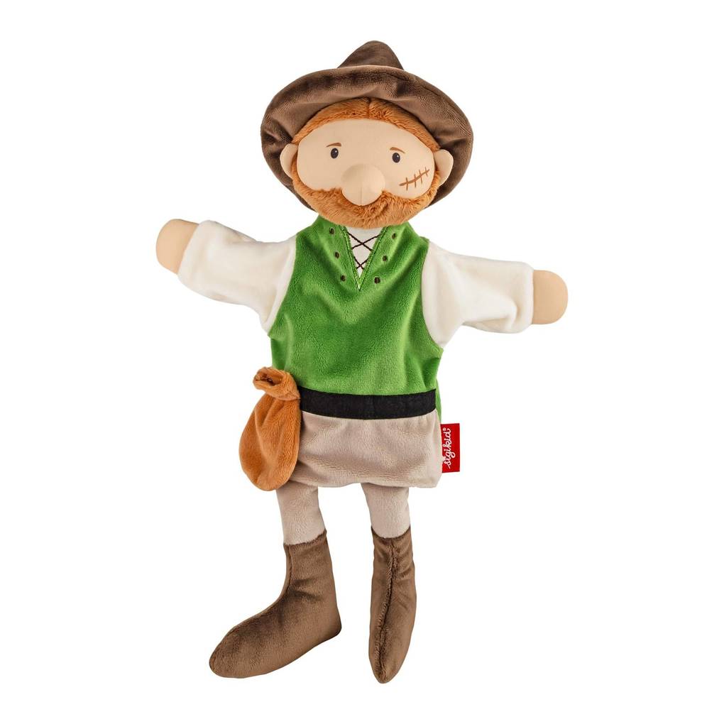 sigikid 43347 - Handspielpuppe Räuber 34 cm