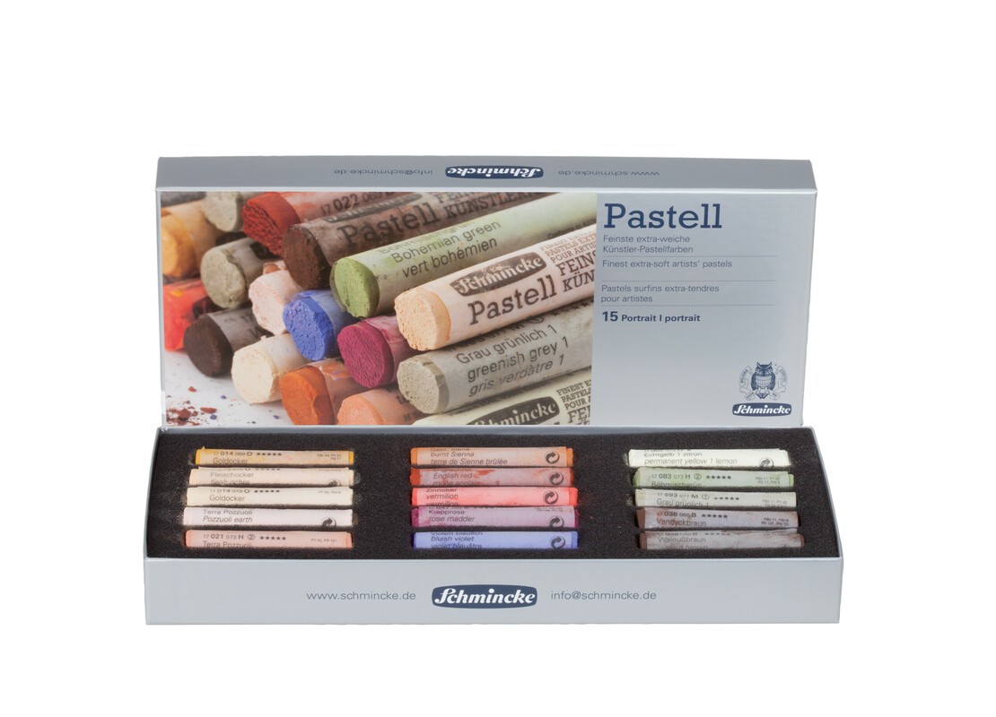 Schmincke Pastell Kartonset Portrait 15 Stifte