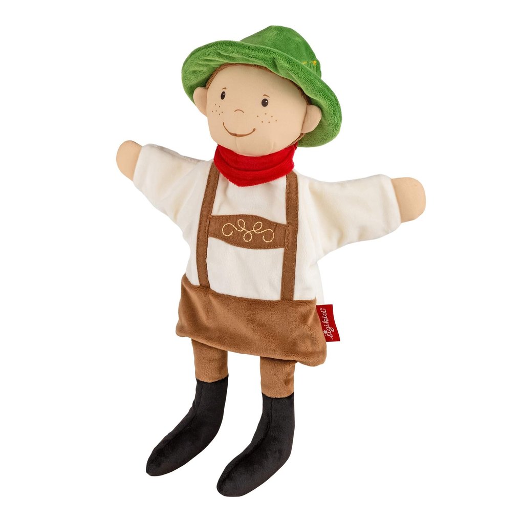 sigikid 43344 - Handspielpuppe Seppl 34 cm