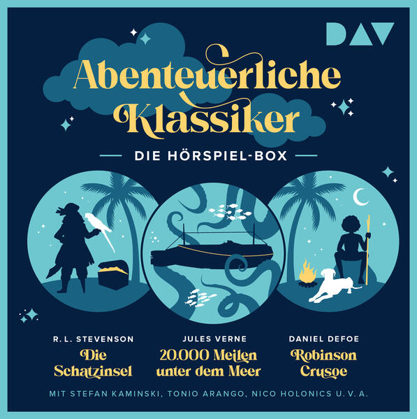 Abenteuerliche Klassiker - Die Hörspiel-Box. Die Schatzinsel 20.000 Meilen unter dem Meer Robinson Crusoe