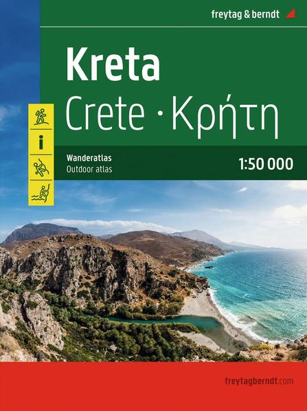 Freytag + Berndt Freytag & Berndt Wanderatlas Kreta 1, 50.000