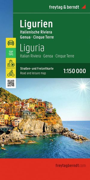 freytag & berndt Straßenkarte Ligurien 1:150.000