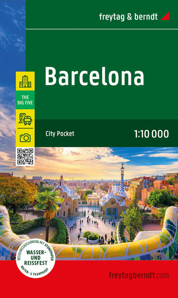 Barcelona Stadtplan 1:10.000 freytag & berndt