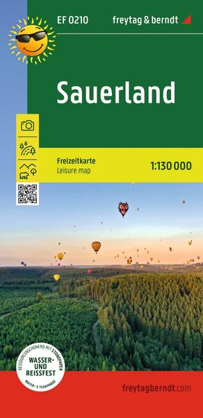 freytag & berndt Freizeitkarte Sauerland 1:130.000