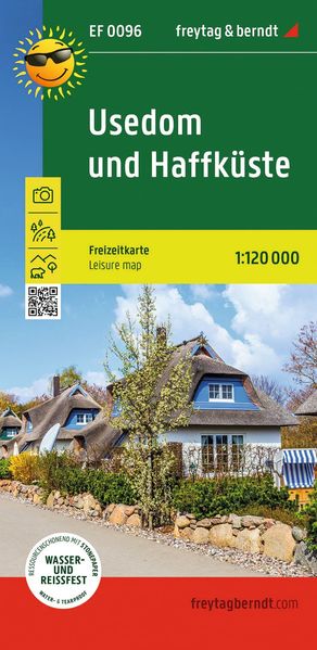 freytag & berndt Freizeitkarte Usedom und Haffküste 1:120.000