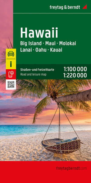 Hawaii Straßen- und Freizeitkarte 1:100.000 / 1:220.000 freytag & berndt