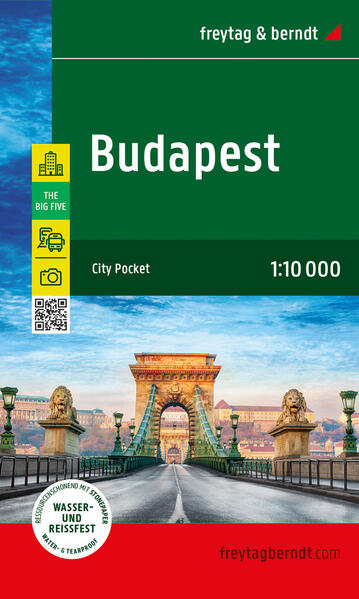 Budapest Stadtplan 1:10.000 freytag & berndt