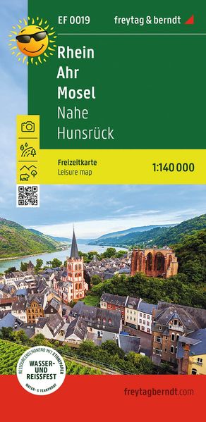 freytag & berndt Freizeitkarte Rhein - Ahr - Mosel 1:140.000