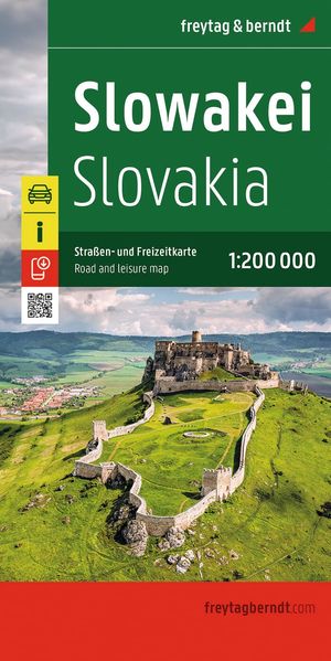 Freytag + Berndt Freytag & Berndt Straßenkarte Slowakei 1, 200.000