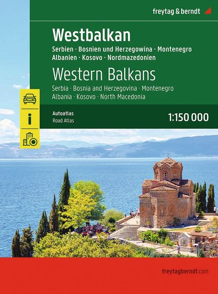 freytag & berndt Autoatlas Westbalkan 1:150.000