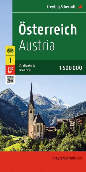 Freytag + Berndt Freytag & Berndt Straßenkarte Österreich 1, 500.000