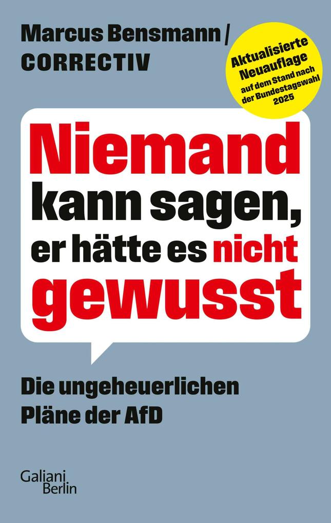 Niemand kann sagen er hätte es nicht gewusst