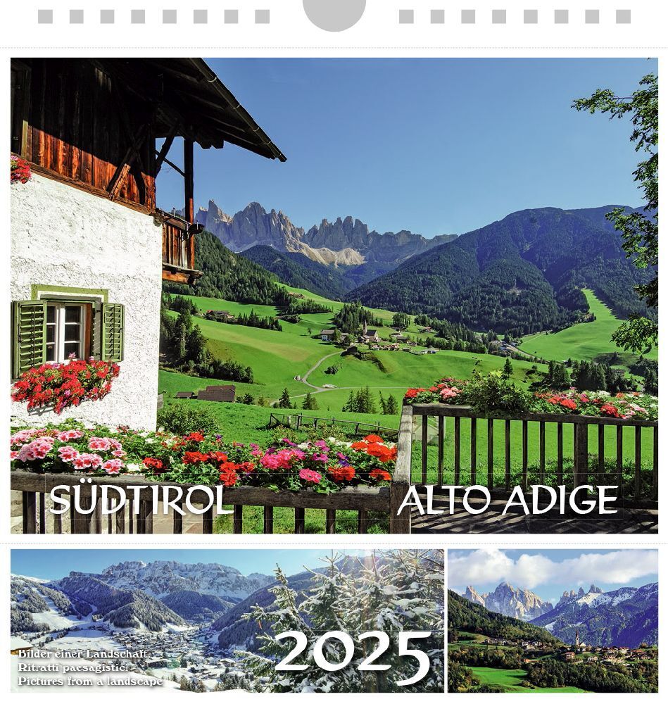 Südtirol 025 Postkartenkalender Querformat