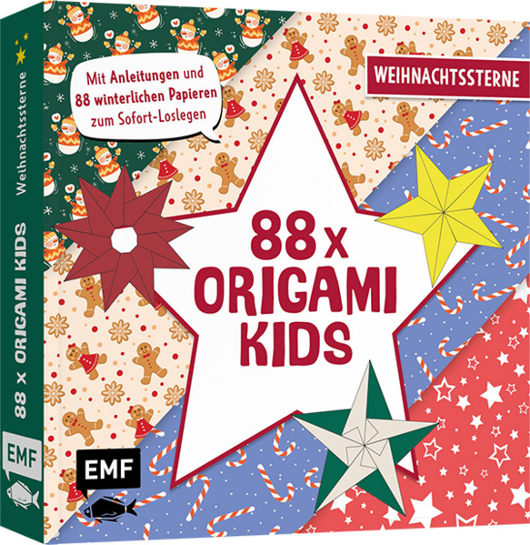 Edition Fischer 88 X Origami Kids - Weihnachtssterne, Kinderbücher Von Ina Mielkau - Image 6