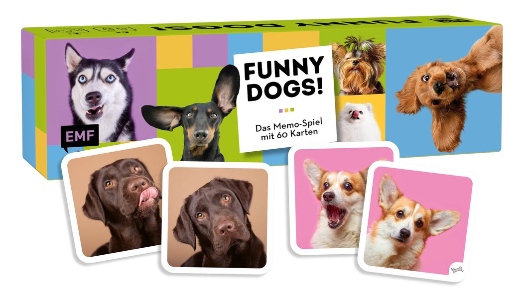 Memo-Spiel: Funny Dogs!