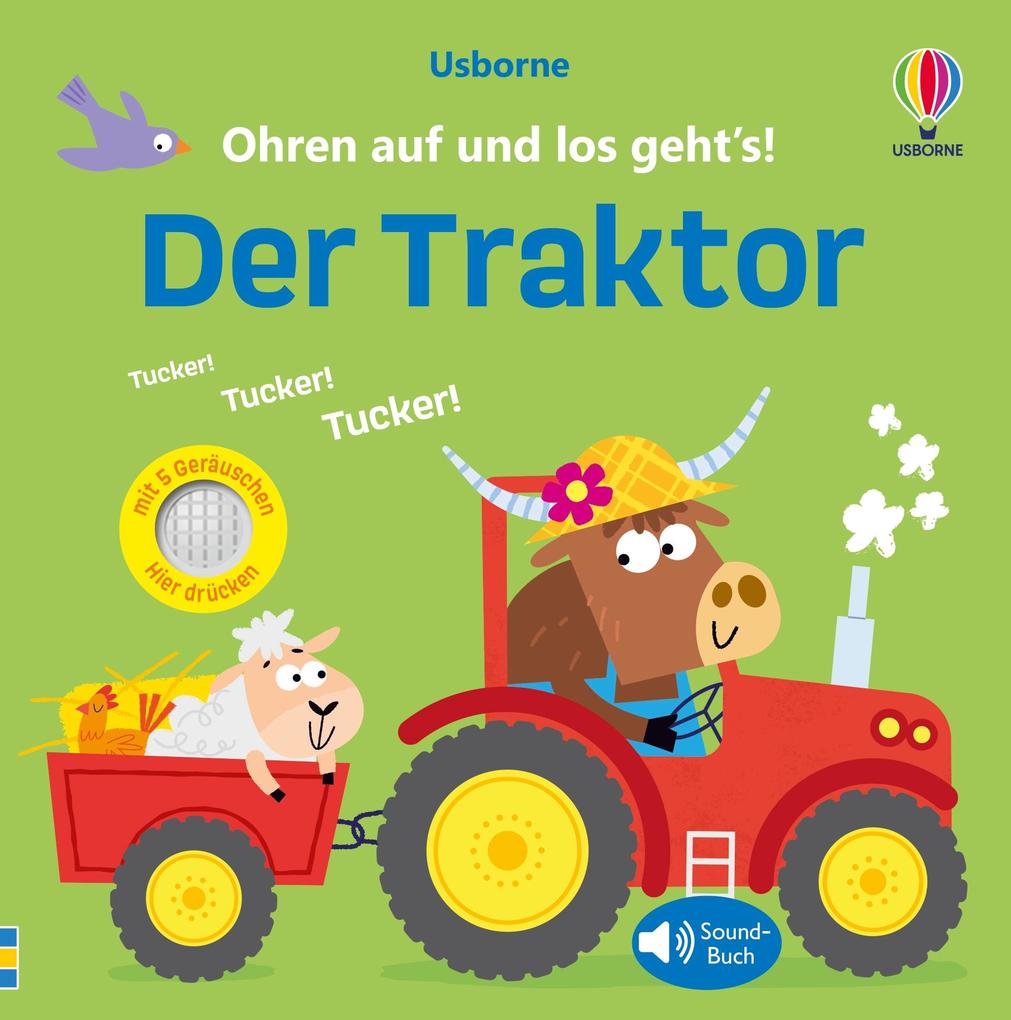 Usborne Verlag Ohren Auf Und Los Geht's! Der Traktor
