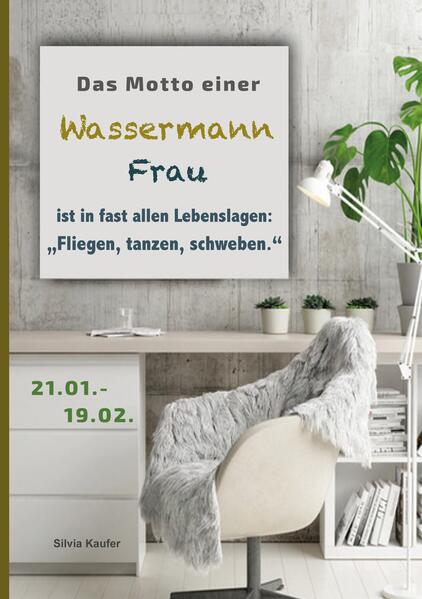 Das Motto einer Wassermann Frau ist in fast allen Lebenslagen: Fliegen tanzen schweben