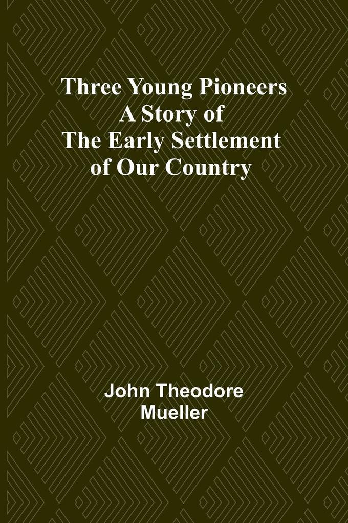Three Young Pioneers A Story of the Early Settlement of Our Country