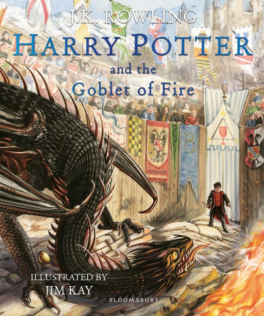 Bloomsbury Uk Harry Potter And The Goblet Of Fire. Illustrated Edition
