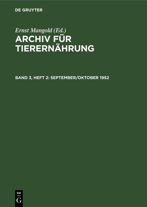 September/Oktober 1952