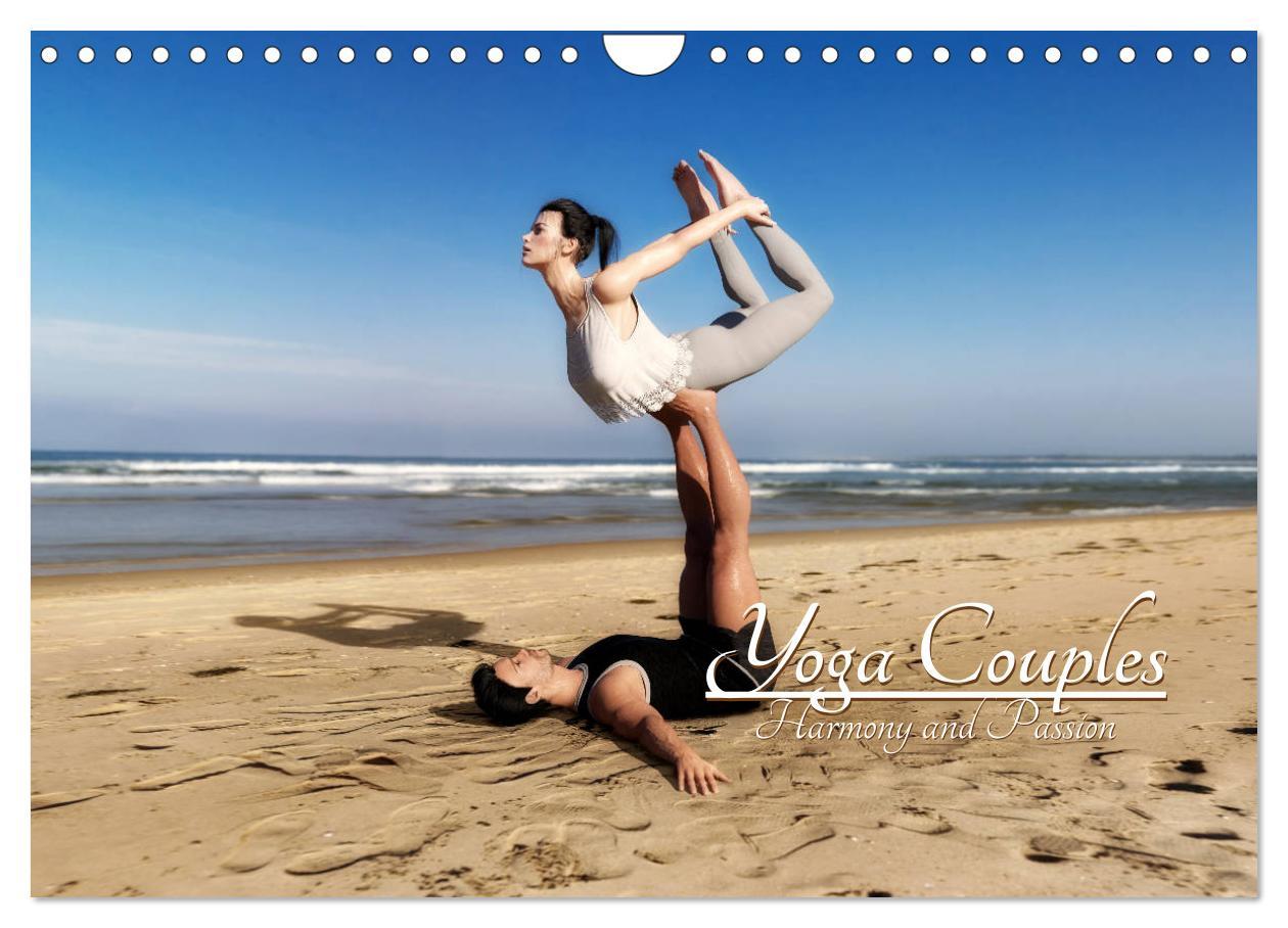 Yoga Couples - Harmony and Passion (Wall Calendar 2025 DIN A4 landscape) CALVENDO 12 Month Wall Calendar