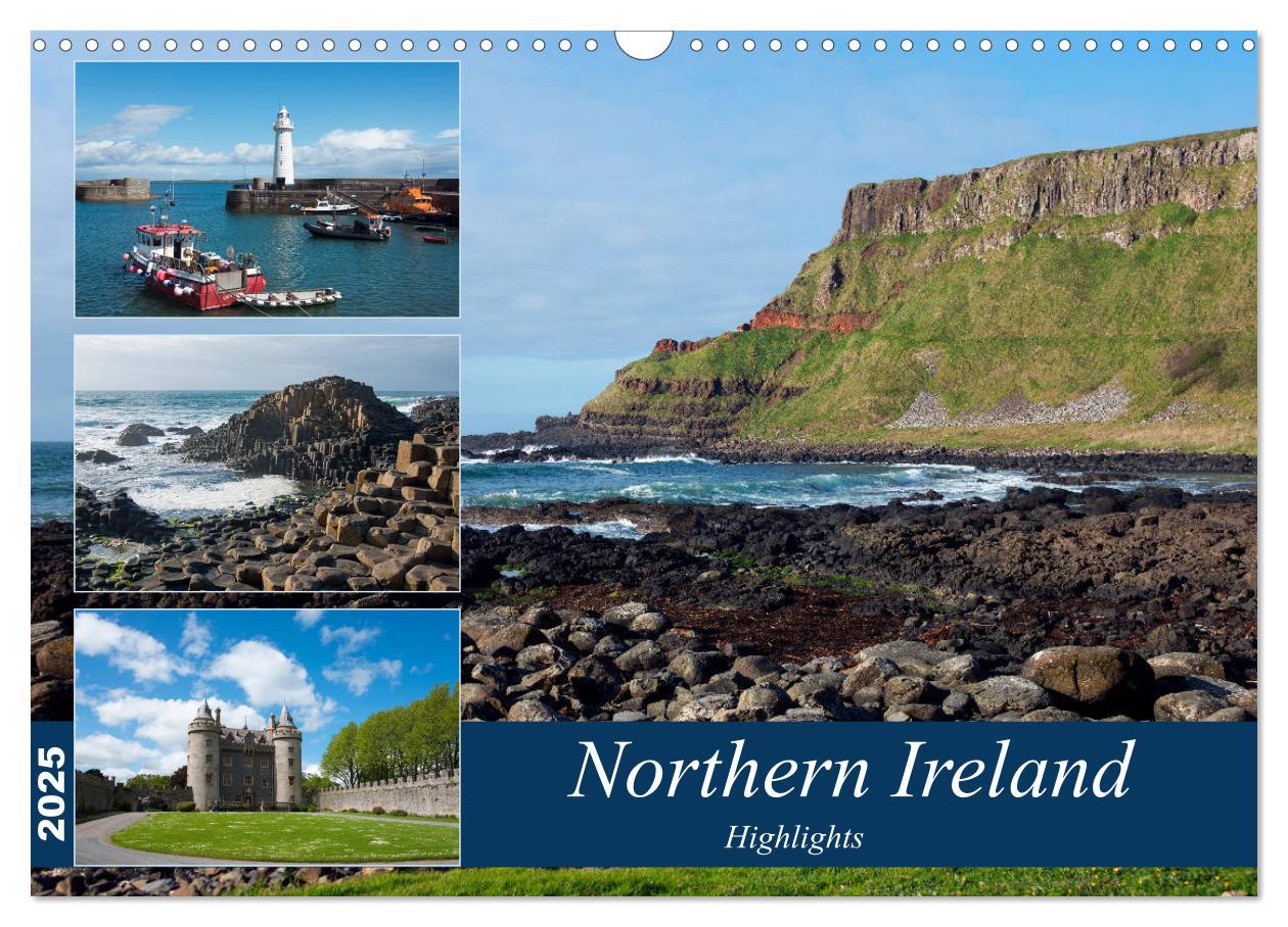 Northern Ireland (Wall Calendar 2025 DIN A3 landscape) CALVENDO 12 Month Wall Calendar