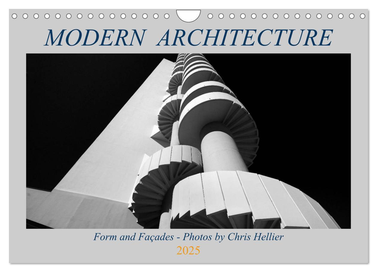 Modern Architecture - Forms and Façades (Wall Calendar 2025 DIN A4 landscape) CALVENDO 12 Month Wall Calendar