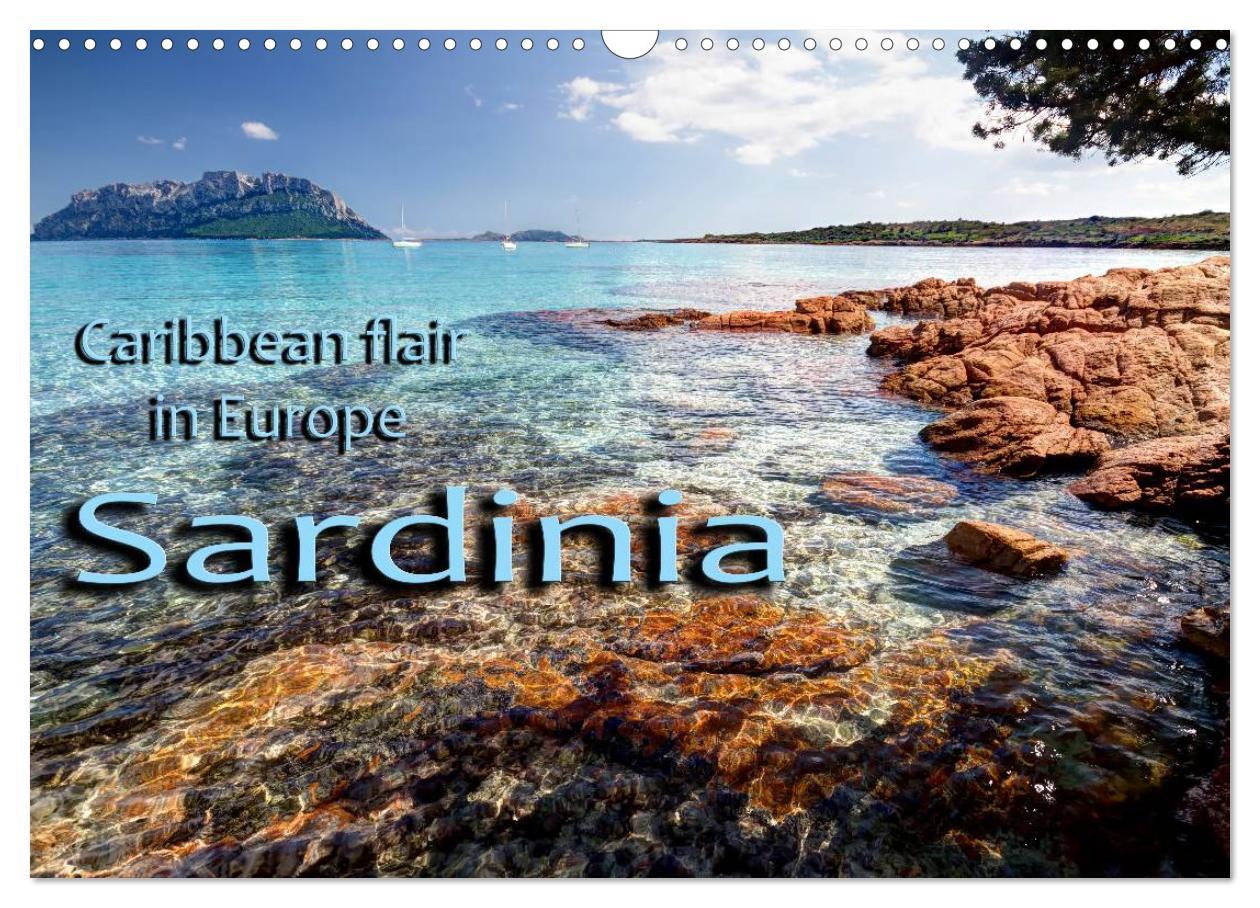 Sardinia / UK-Version (Wall Calendar 2025 DIN A3 landscape) CALVENDO 12 Month Wall Calendar