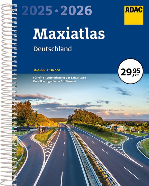 Adac Maxiatlas 2025/2026 Deutschland 1, 150.000