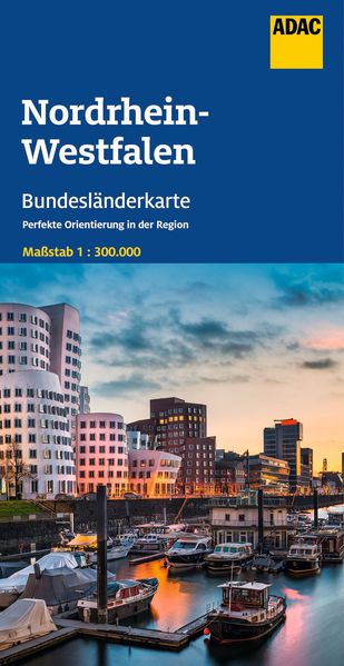 ADAC Bundesländerkarte Deutschland 06 Nordrhein-Westfalen 1:300.000