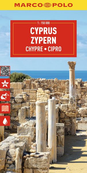MARCO POLO Reisekarte Zypern 1:150.000