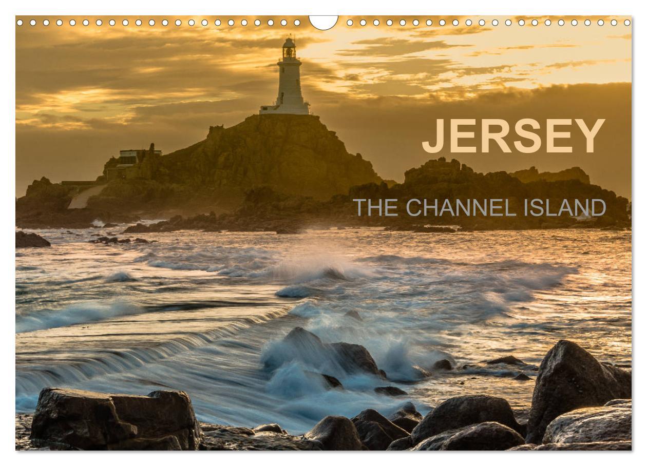 JERSEY THE CHANNEL ISLAND (Wall Calendar 2025 DIN A3 landscape) CALVENDO 12 Month Wall Calendar