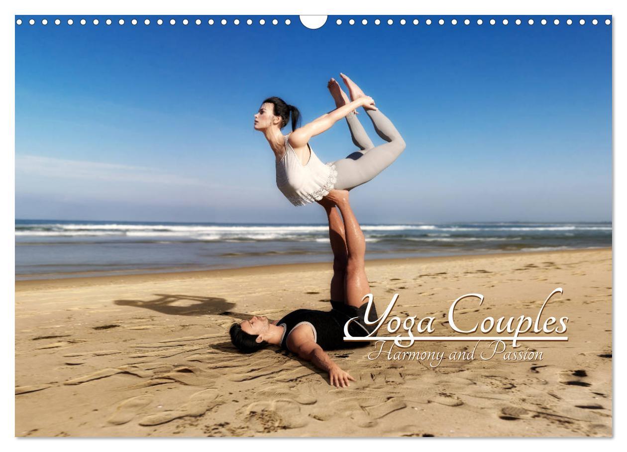 Yoga Couples - Harmony and Passion (Wall Calendar 2025 DIN A3 landscape) CALVENDO 12 Month Wall Calendar