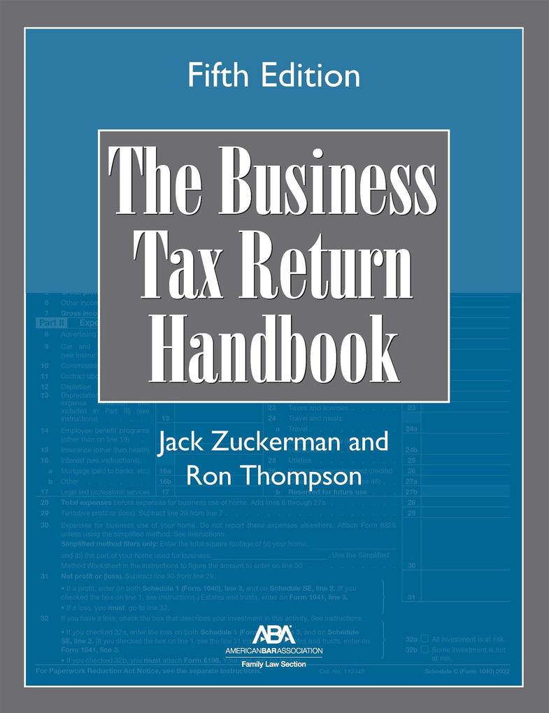 The Business Tax Return Handbook Fifth Edition