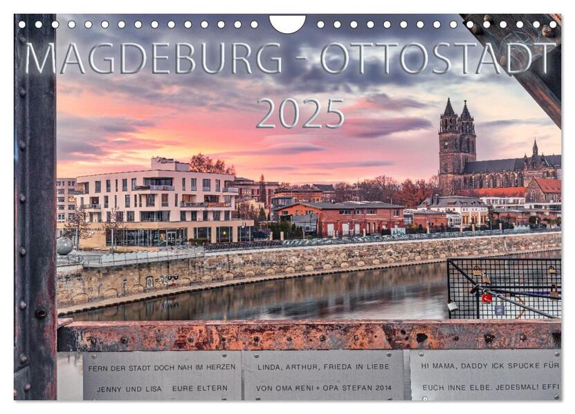 Magdeburg - Ottostadt (Wandkalender 2025 DIN A4 quer) CALVENDO Monatskalender