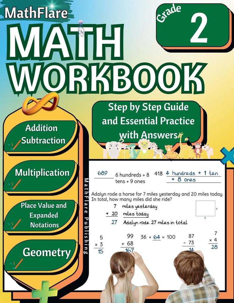 MathFlare - Math Workbook 2nd Grade