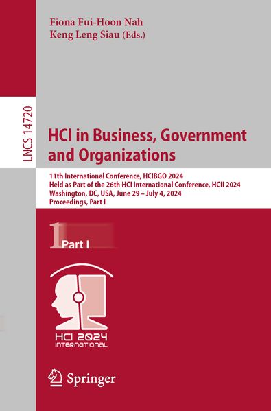 HCI in Business Government and Organizations