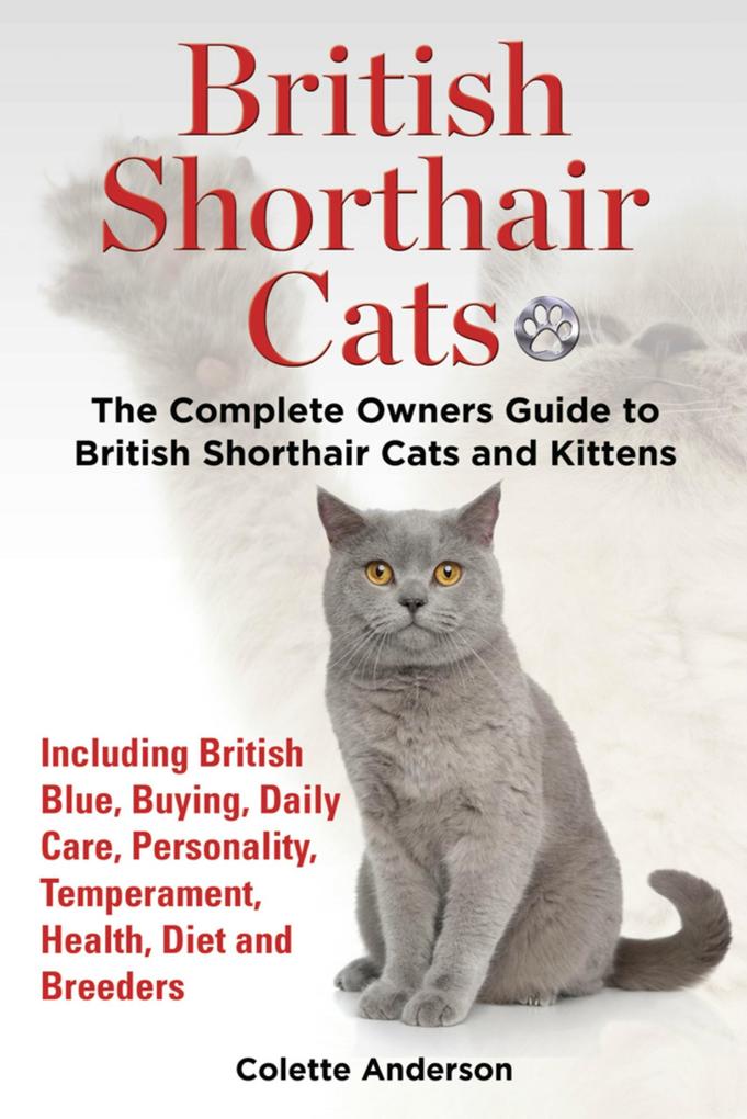 British Shorthair Cats The Complete Owners Guide to British Shorthair Cats and Kittens Including British Blue Buying Daily Care Personality Temperament Health Diet and Breeders