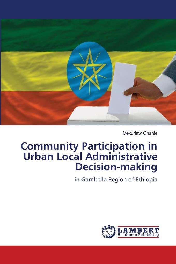 Community Participation in Urban Local Administrative Decision-making