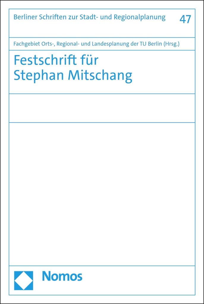 Festschrift für Stephan Mitschang