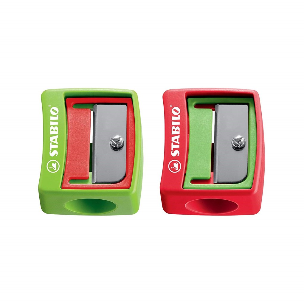 STABILO Spitzer woody 3 in 1 für extradicke Stifte 2er Set