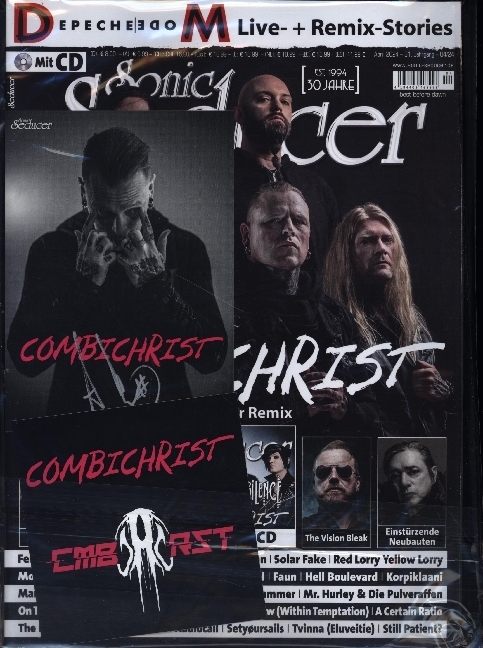 Sonic Seducer 04/2024 + Combichrist CMBCRST-Bundle: Titel Story + signierte Fotokarte + XL Poster + Sticker + exklusiver Remix
