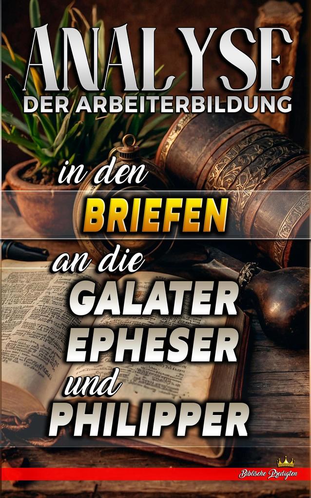 Analyse der Arbeiterbildung in den Briefen an die Galater Epheser und Philipper (Die Lehre von der Arbeit in der Bibel #29)