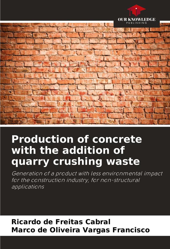 Production of concrete with the addition of quarry crushing waste