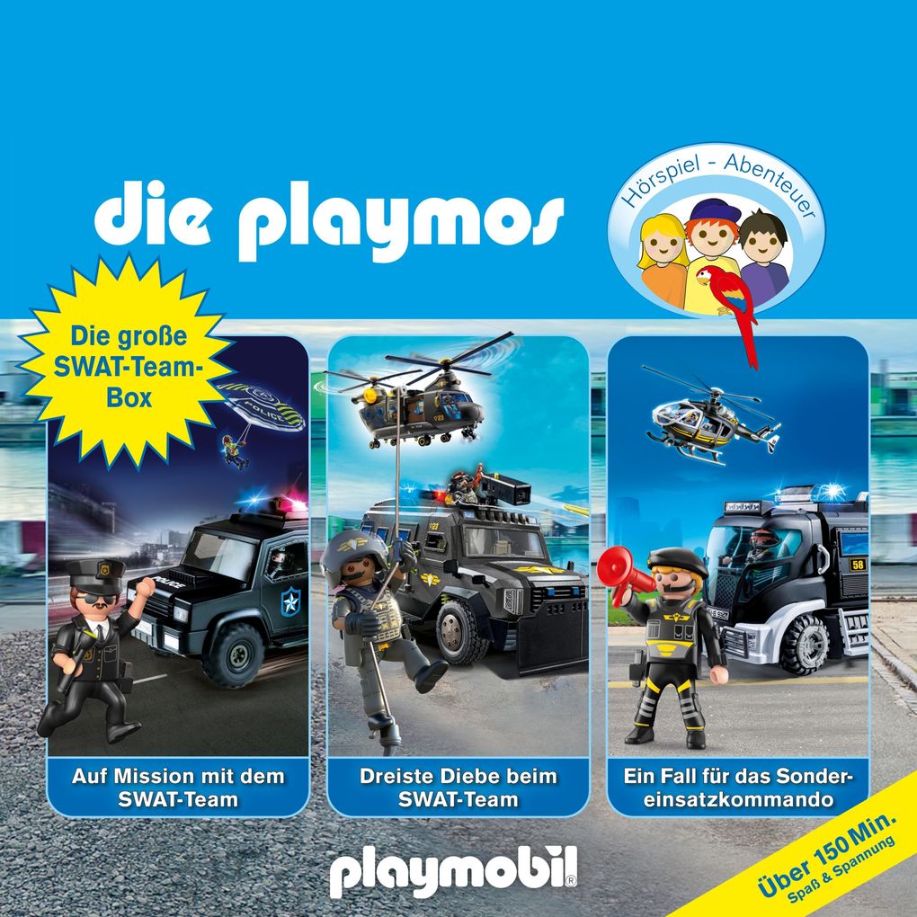 Die Playmos - Das Original Playmobil Hörspiel Die große SWAT-Team-Box Folgen 68 78 85