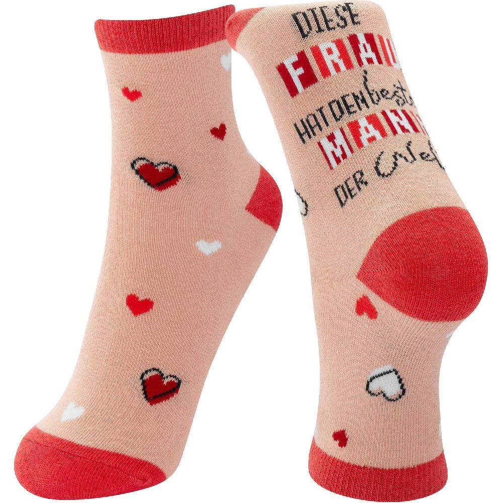 Zaubersocken Motiv 'Frau'