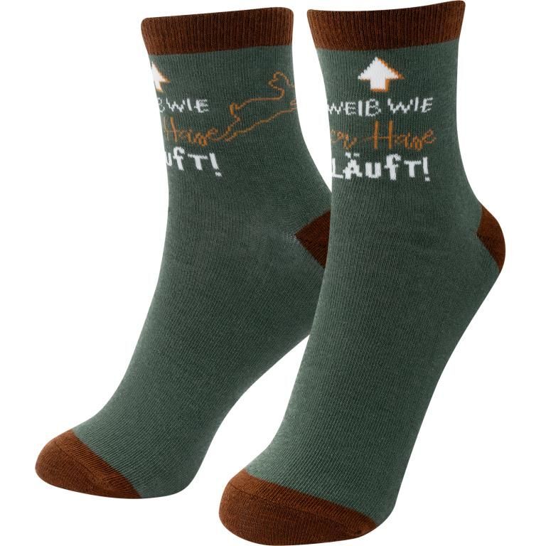 Zaubersocken Mann Motiv 'Hase'