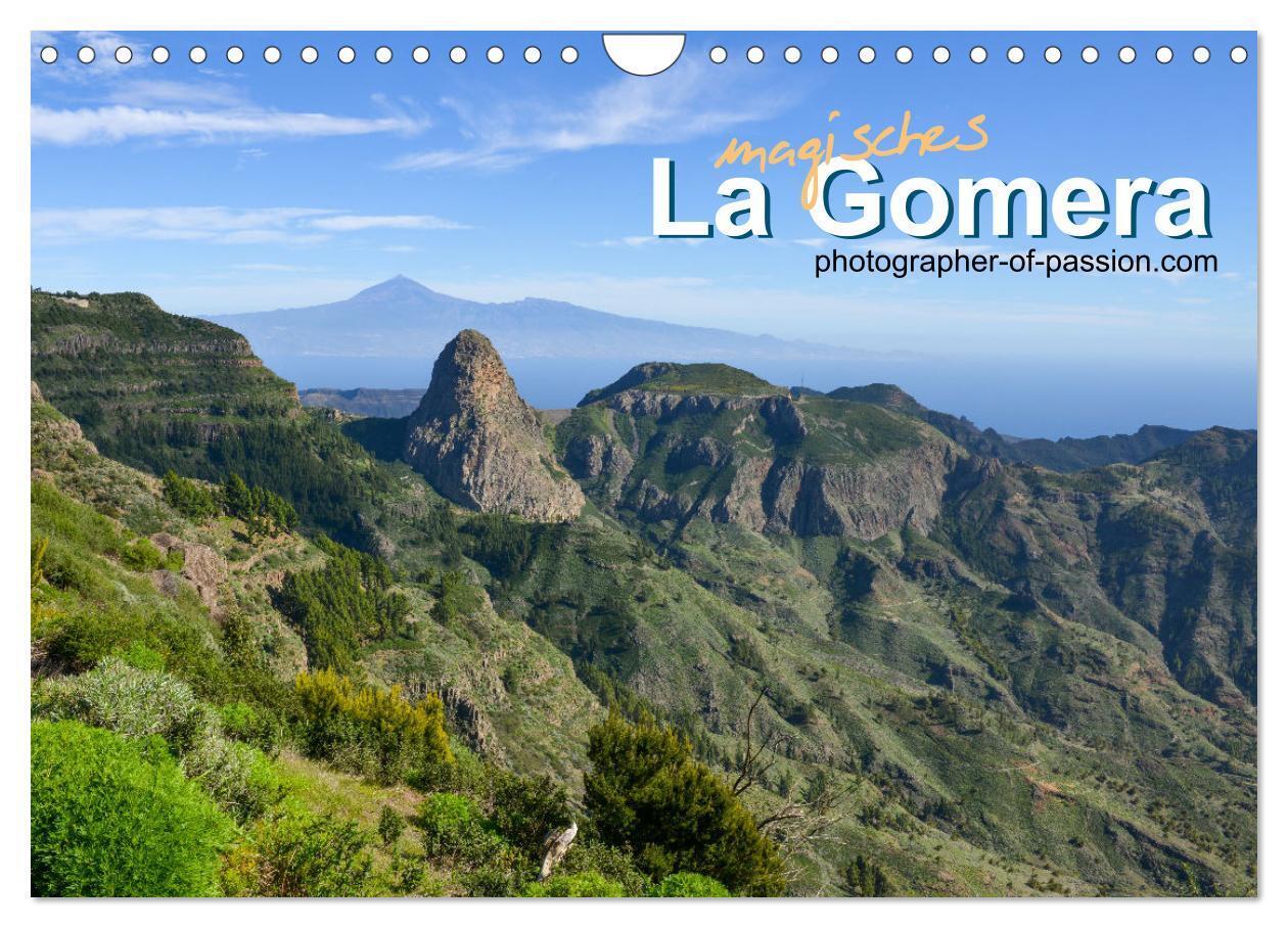 Magisches La Gomera (Wandkalender 2025 DIN A4 quer) CALVENDO Monatskalender